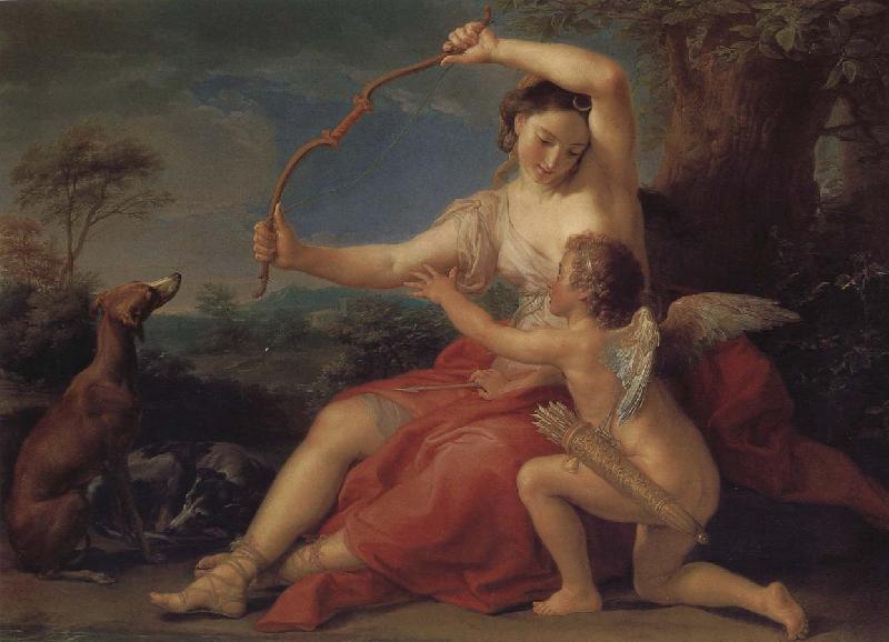 Pompeo Batoni Cupid and Diana France oil painting art